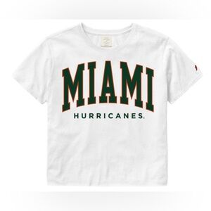 University of Miami Women’s Crop Short Sleeve T-Shirt
